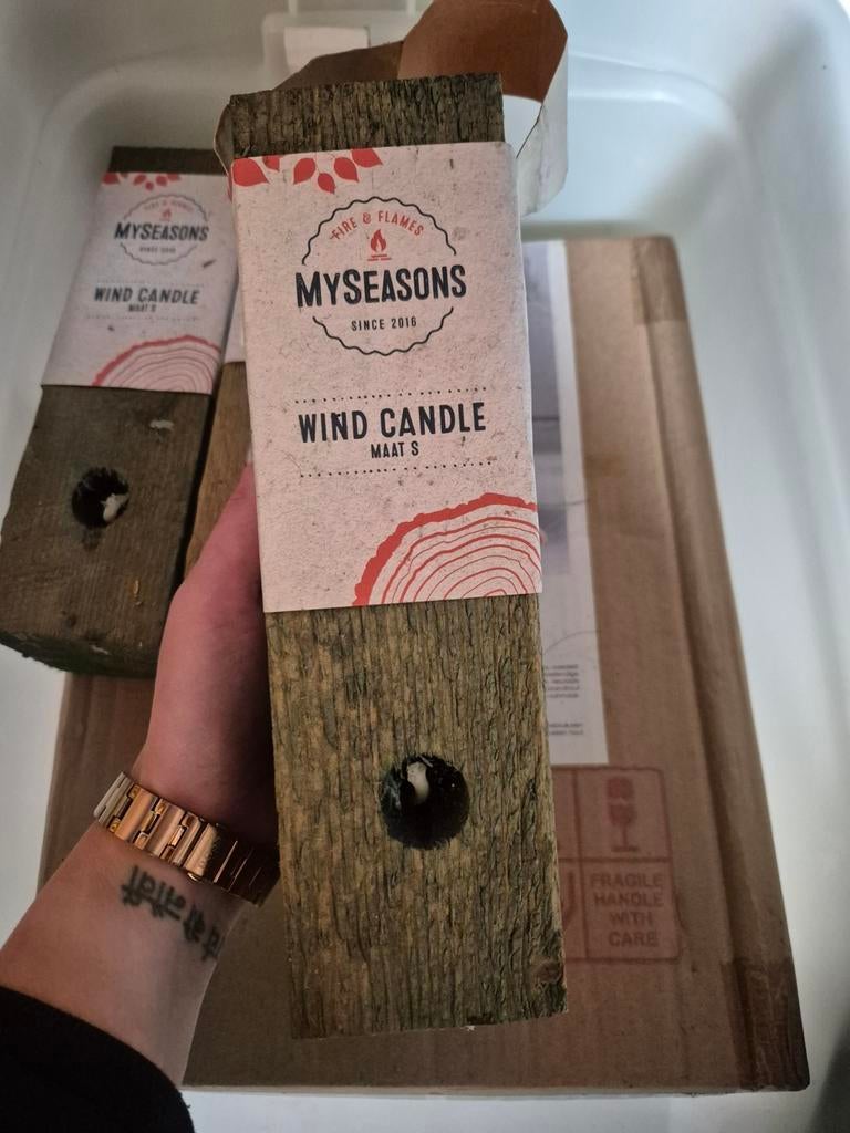 Tuin fakkel/wind kaars MySeasons maat S 3x, Tuin en Terras, Fakkels, Ophalen of Verzenden, Nieuw