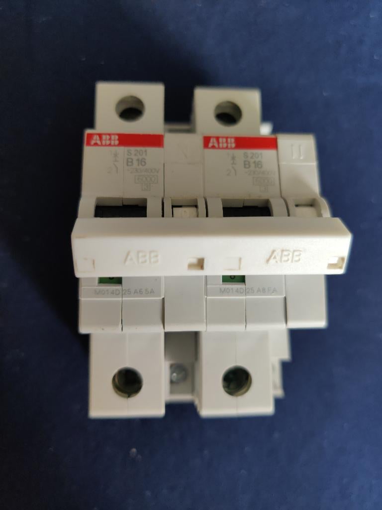 ABB S201 Fornuisgroep Kookgroep 2x B16, Hobby en Vrije tijd, Elektronica-componenten, Ophalen of Verzenden, Nieuw