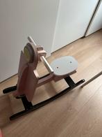 Roze houten schommel scooter, Ophalen, Gebruikt