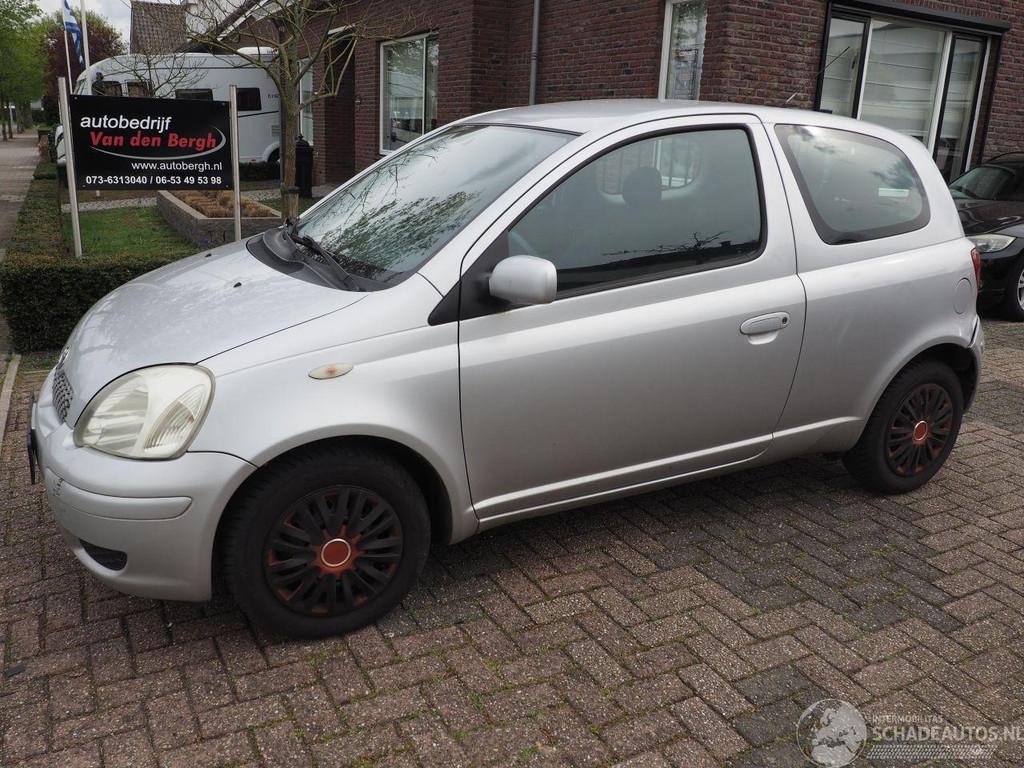 Toyota Yaris 1.3 VVT-i Sol Automaat (bj 2004), Auto diversen, Schadeauto's, Automaat, Toyota, Zilver of Grijs, Benzine