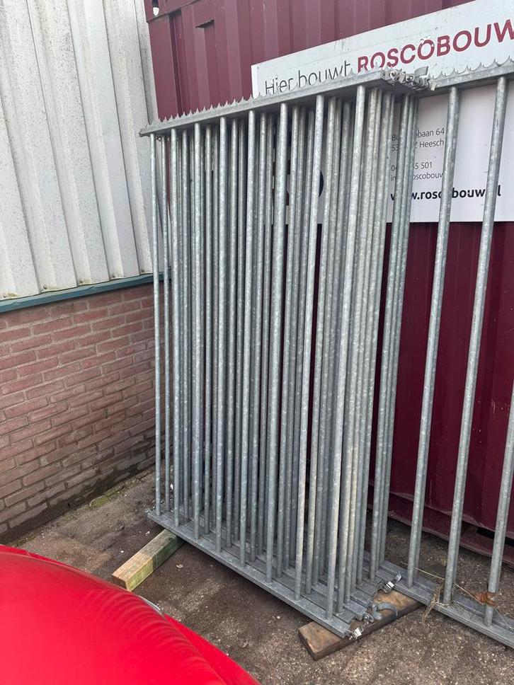 Hekwerk Spijlen - Diverse Maten, Hoogte 195 cm, Tuin en Terras, Tuinhekken en Hekwerk, Gebruikt, Spijlenhekwerk, IJzer, Ophalen