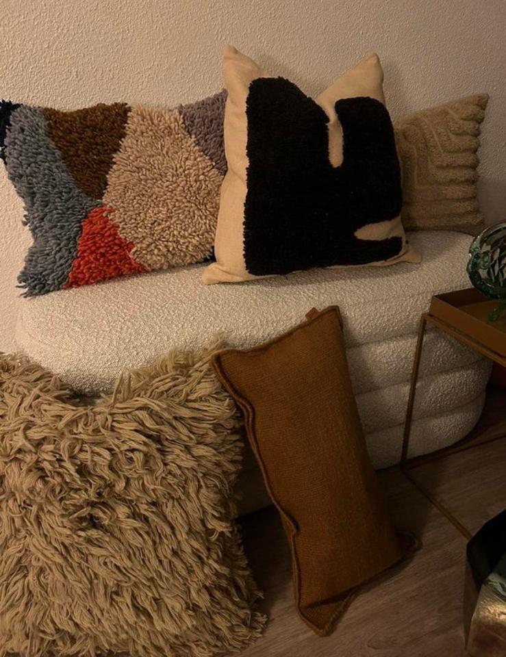 Ferm Living - Wollen Sierkussens, Ophalen, Zo goed als nieuw, Overige kleuren, Overige vormen