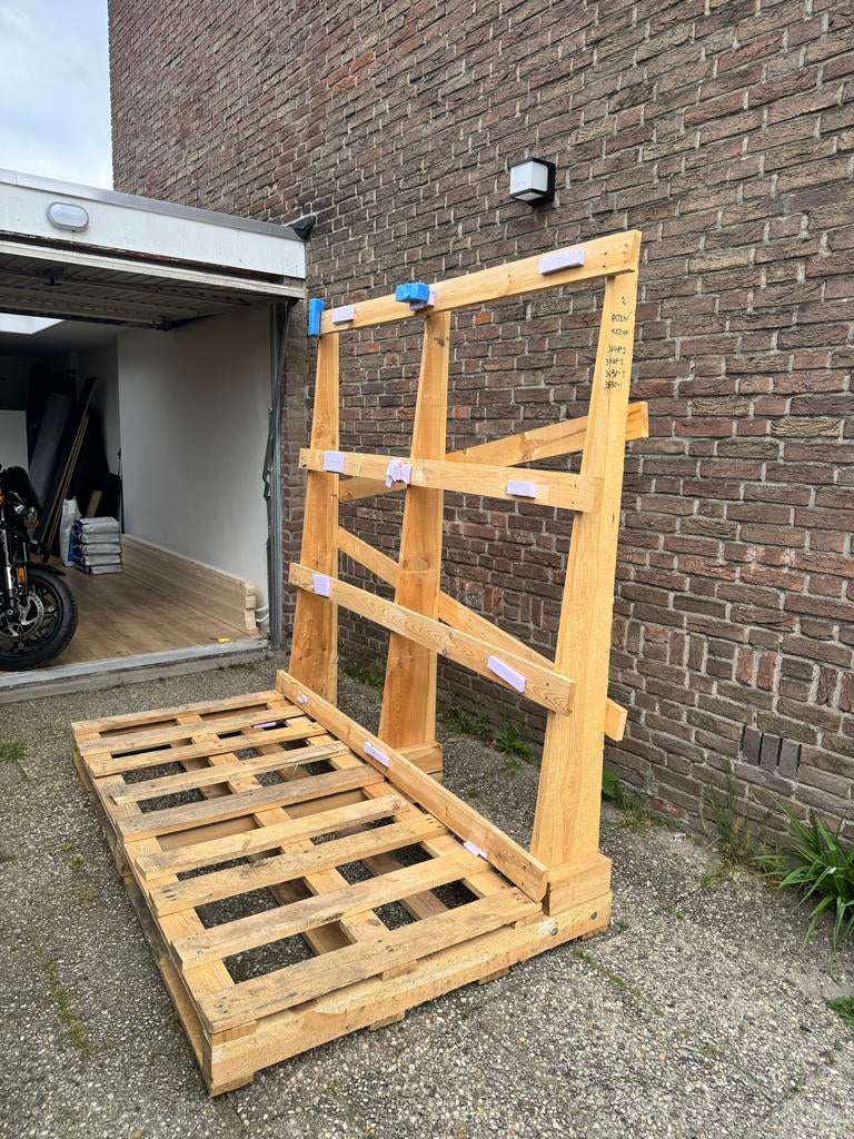 Twee pallets, Ophalen, Zo goed als nieuw, 200 tot 250 cm, 50 mm of meer