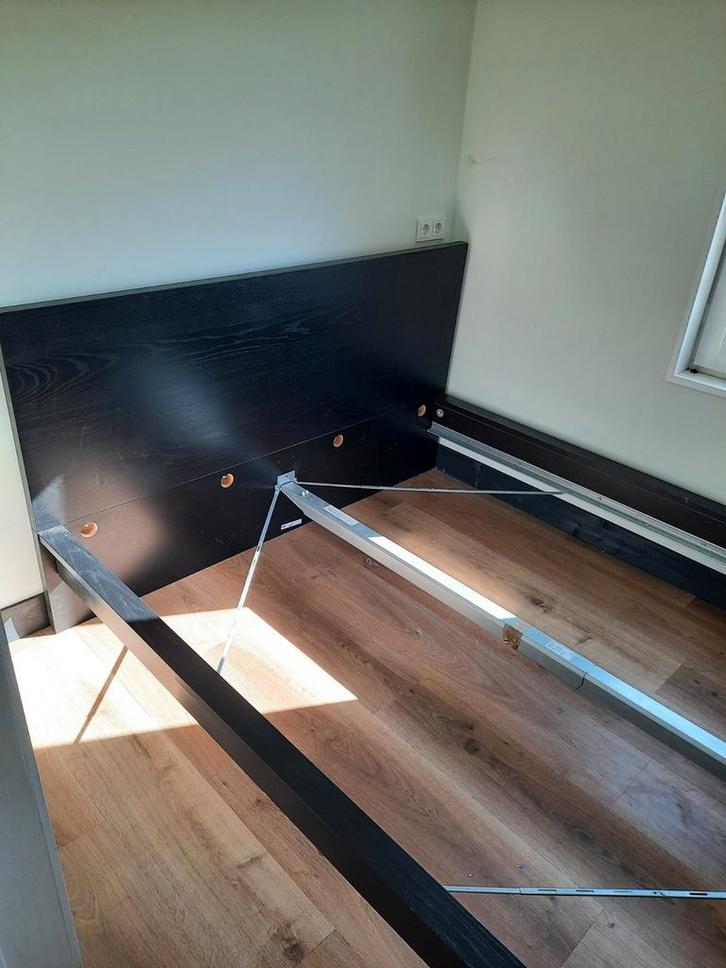 IKEA Malm Tweepersoons Bed 160x200 met 2 Lades, Huis en Inrichting, Slaapkamer | Bedden, Ophalen