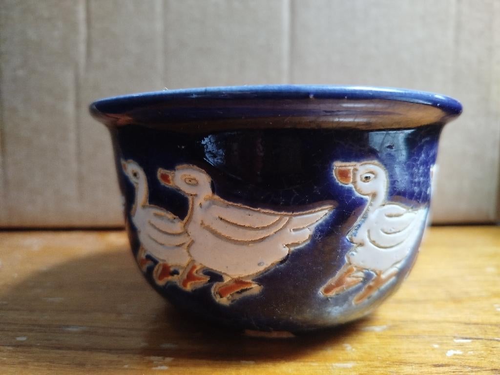 Bloempot, Gebruikt, Rond, Ophalen of Verzenden, Balkon