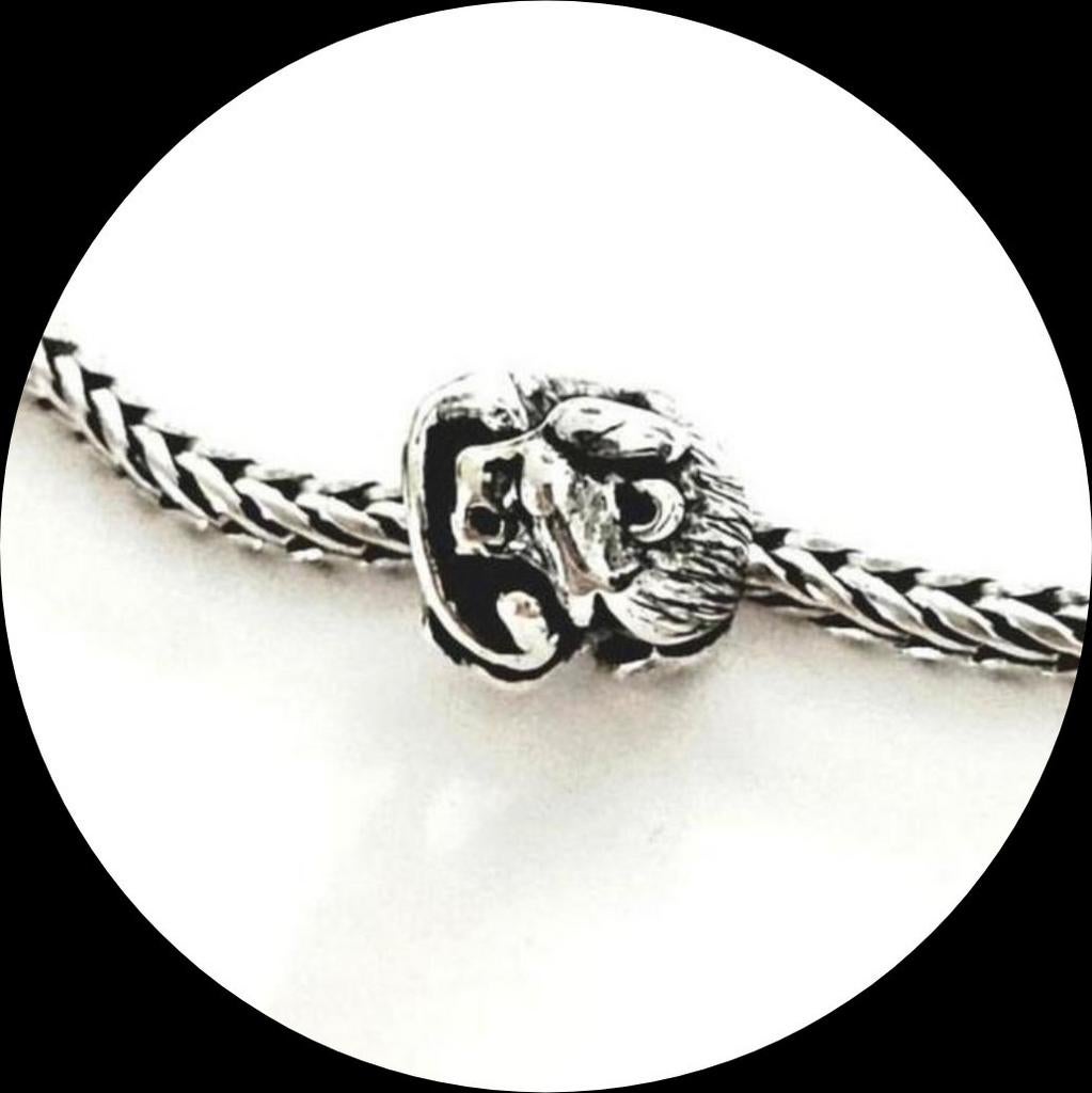 Trollbeads Leeuw zodiac TAGBE-11344 / retired, Ophalen of Verzenden, Zo goed als nieuw, Trollbeads, 1 bedel