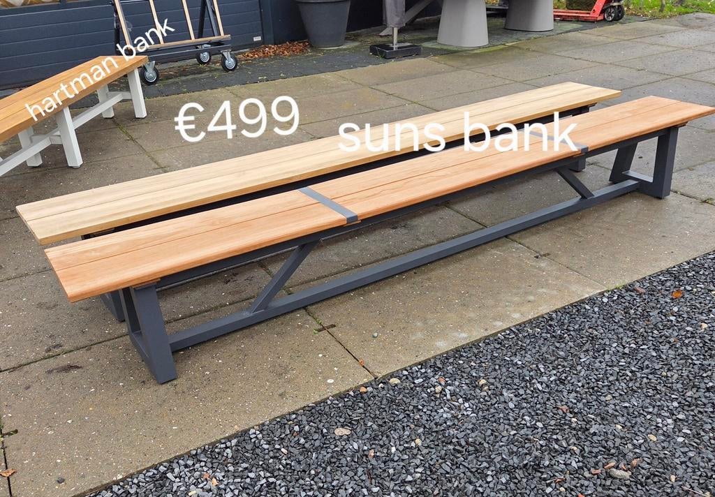 EXTRA LANGE TUIN BANKEN voor binnen en buiten HARTMAN +SUNS, Ophalen, Nieuw