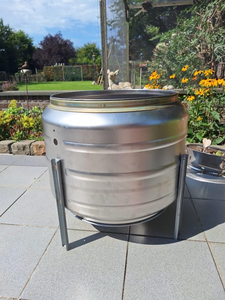 Gezellige vuurkorf van droogtrommel, Tuin en Terras, Vuurkorven, Ophalen, Nieuw, Vuurkorf