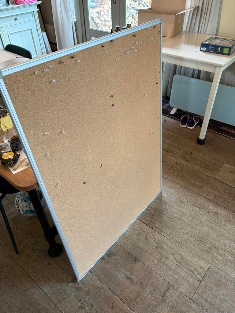 Prikbord 90x120cm, Huis en Inrichting, Woonaccessoires | Memoborden, Ophalen, Zo goed als nieuw