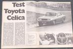 Toyota Celica ( A20 - TA22 ) test in Autovisie 1971, Gelezen, Toyota, Ophalen of Verzenden, Autovisie
