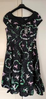 Hell Bunny Lexie Jurk Zwart met Poedels Maat XL Nieuw, Zwart, Maat 46/48 (XL) of groter, Nieuw, Ophalen of Verzenden