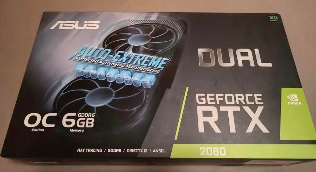 Nvidia ASUS GeForce RTX 2060 OC 6GB GDDR6 -, Computers en Software, Videokaarten, PCI-Express 3, Gebruikt, GDDR6, HDMI