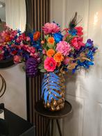 Zijden bloemen in vaas Set compleet Zijdebloem, Ophalen of Verzenden, Nieuw