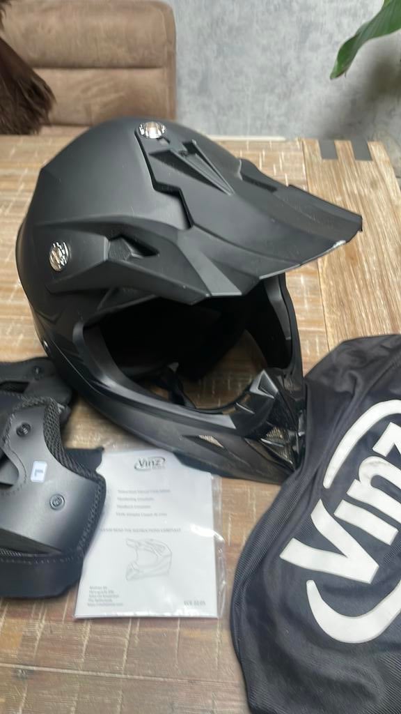 Vinz helm nieuw, Motoren, Ophalen, Nieuw met kaartje, Overige merken