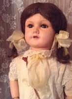 Antieke SFBJ pop 301van 65 cm groot geheel van compositie, Ophalen of Verzenden