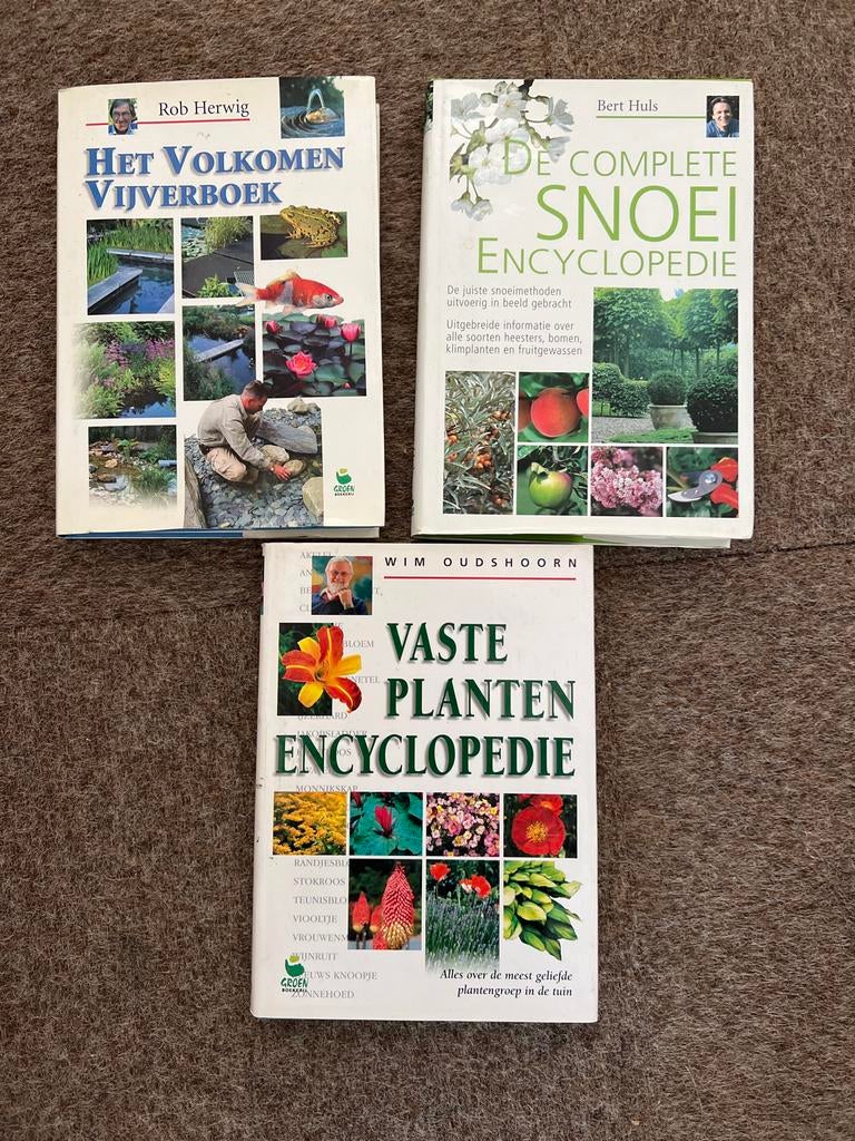 Tuinboeken: Vijverboek, Snoei Encyclopedie, Vaste Planten, Boeken, Ophalen, Gelezen, Tuinieren en Tuinplanten