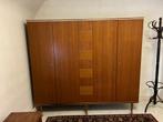 Vintage Mid Century Kledingkast, Ophalen, Gebruikt, Met plank(en), 150 tot 200 cm