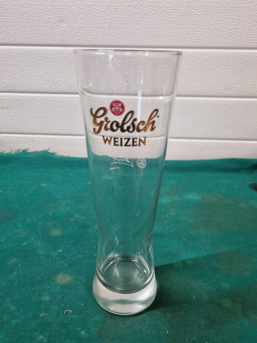 bierglas grolsch weizen groot, Ophalen of Verzenden, 'T Olde Gre-j, Info@toldegrej.nl, Endepoelstraat 20f Didam