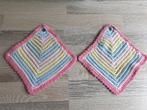 2 nieuwe leuke gehaakte pastelkleurige pannenlappen, Ophalen of Verzenden, Nieuw