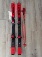 Atomic Redster set skis en stokken - 130cm, Ophalen, 100 tot 140 cm, Zo goed als nieuw, Carve