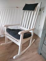 Houten schommelstoel, ideaal voor kinderkamer, Ophalen, Wit, Zo goed als nieuw, Klassiek, Kinderkamer