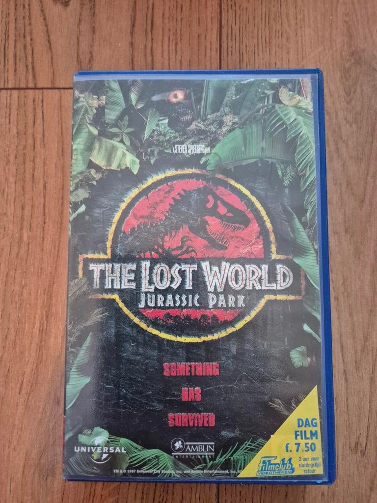 The Lost World: Jurassic Park VHS - Steven Spielberg, Cd's en Dvd's, VHS | Film, Vanaf 12 jaar, Ophalen of Verzenden, Gebruikt