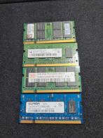 4xDDR2 Sodimm Laptop Geheugen, Gebruikt, Ophalen of Verzenden, DDR2, 2 GB