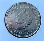 10 Gulden 1970 Nederland Herrijst Koningin Juliana, Koningin Juliana, Zilver, Ophalen of Verzenden, Losse munt