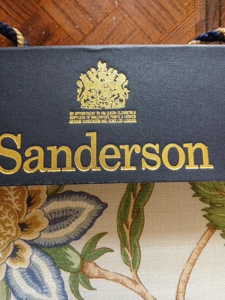 Sanderson linnen stof staal 43x50 cm, Ophalen of Verzenden
