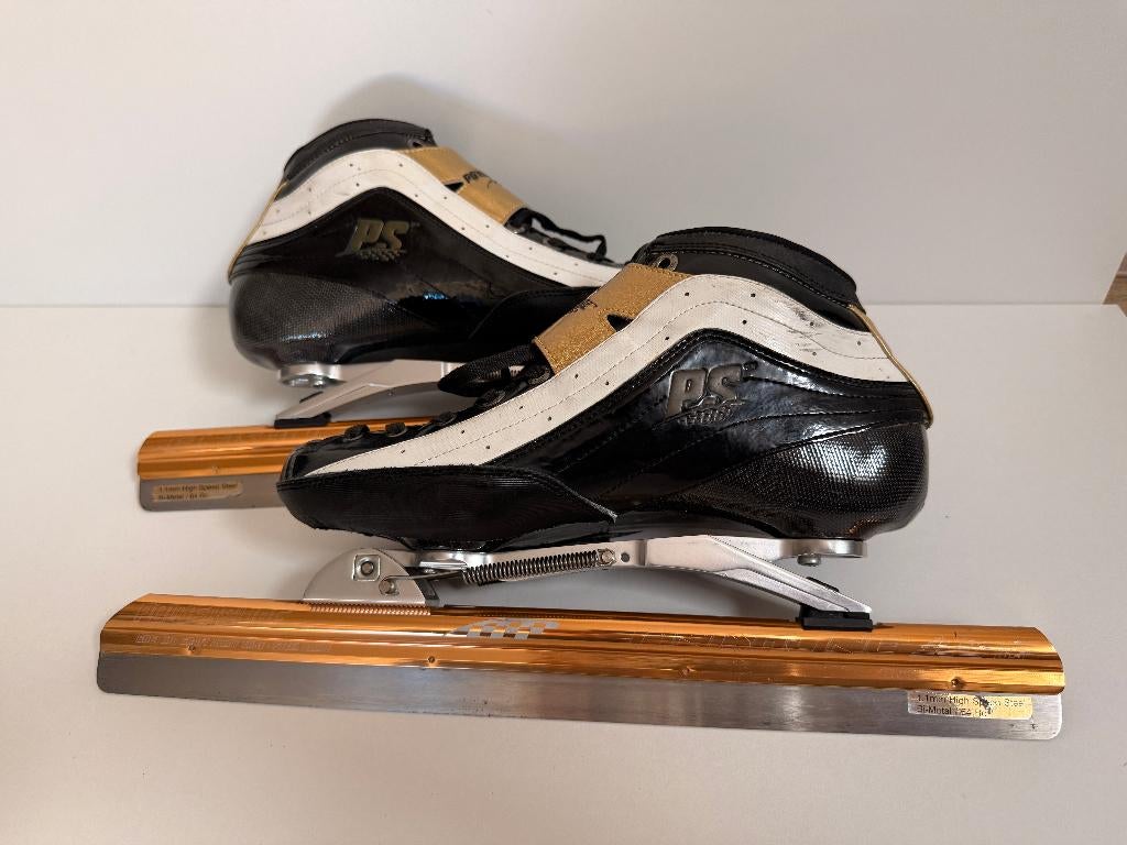 PS (Powerslide) klapschaatsen met skeelers, Overige merken, Klapschaats, Ophalen of Verzenden, Zo goed als nieuw