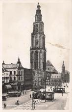 JN1127 Groningen Martinitoren Tram 1938, Ophalen of Verzenden, 1920 tot 1940, Gelopen, Groningen