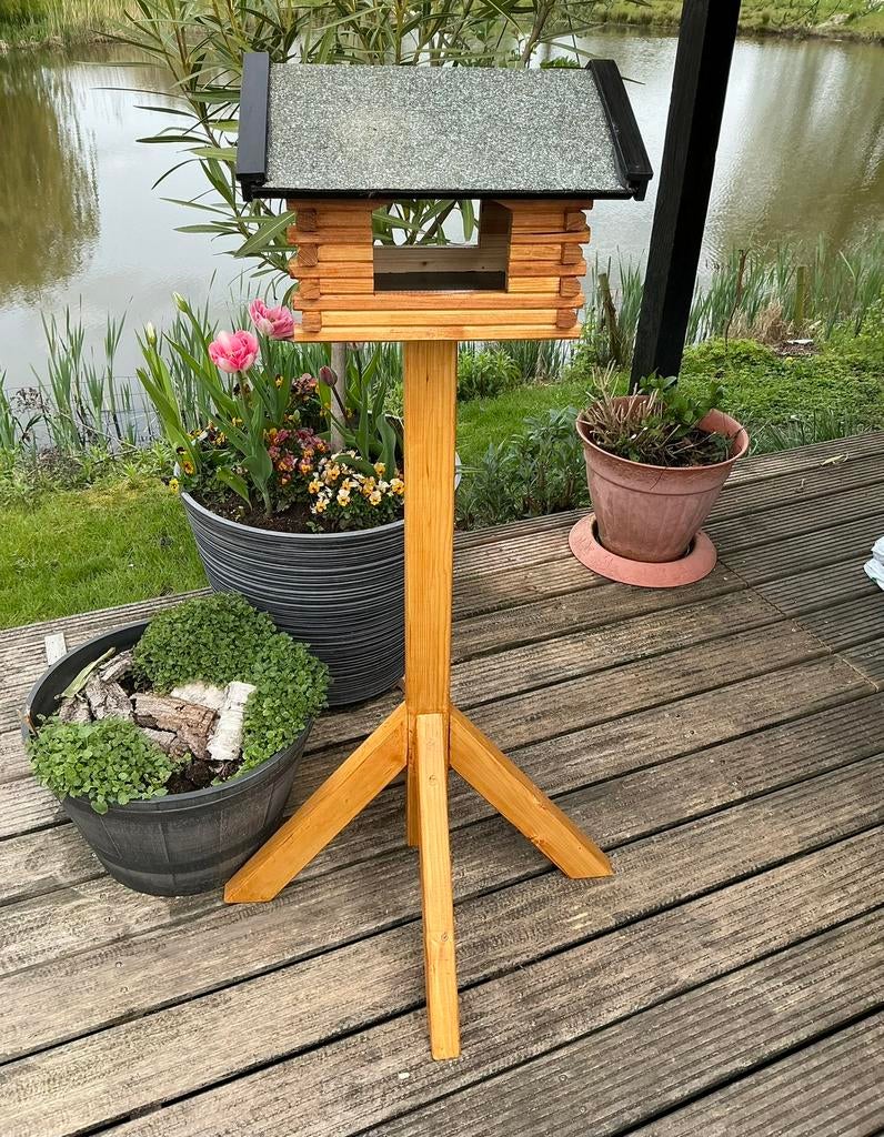 Vogelvoederhuisje op staander, Ophalen, Nieuw