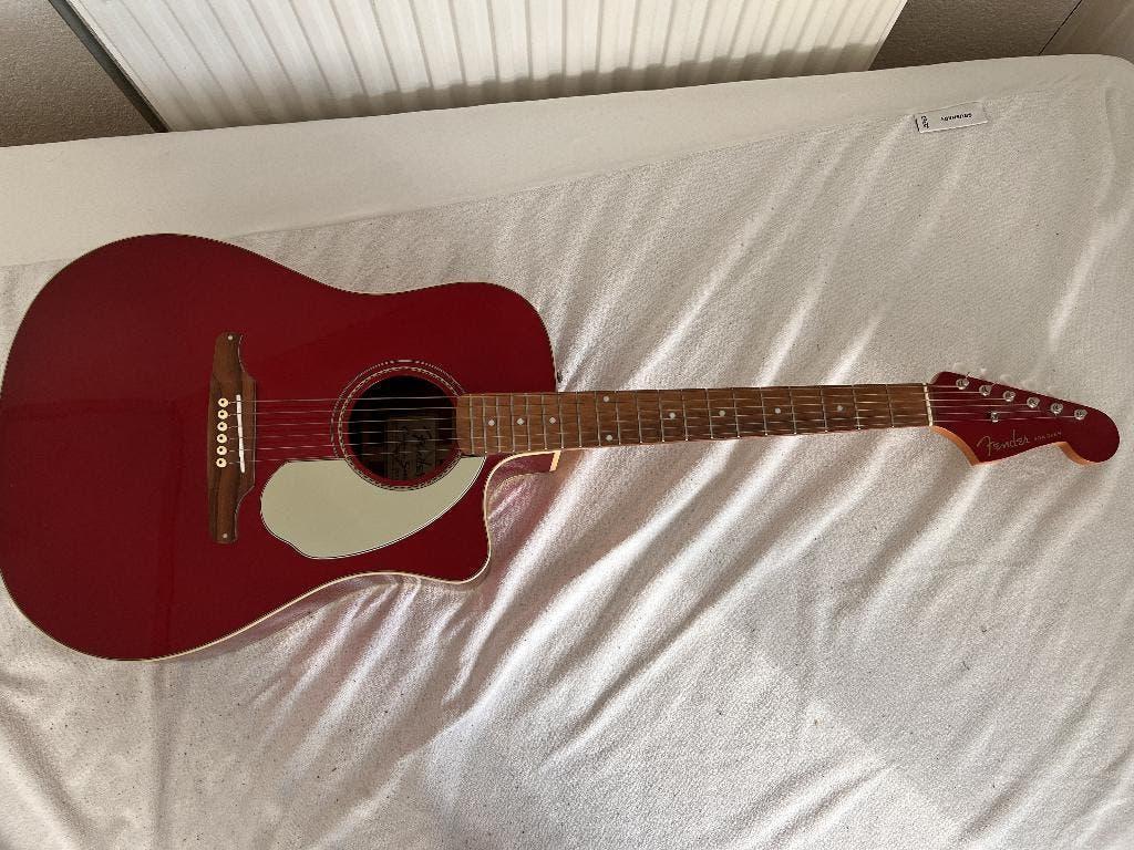 Fender Sonoran SCE Candy Apple Red, Ophalen, Zo goed als nieuw, Solid body, Fender