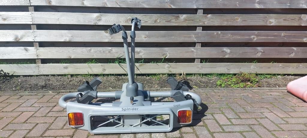 Spinder Eagle fietsendrager voor 2 fietsen, Auto diversen, Fietsendragers, Ophalen, 2 fietsen, Gebruikt, Trekhaakdrager