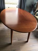 Prachtige ovale retro tafel, Huis en Inrichting, Tafels | Eettafels, Ophalen, 100 tot 150 cm, Teakhout, 200 cm of meer