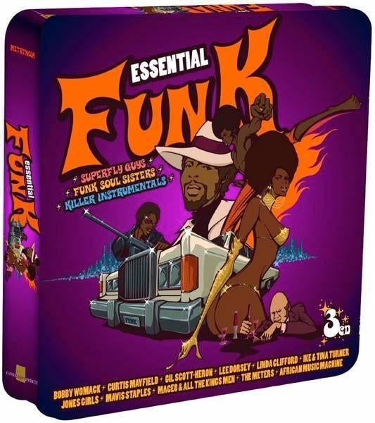 3CD: Essential Funk (ZGAN) in Metal Box, Ophalen of Verzenden, Zo goed als nieuw, Poprock