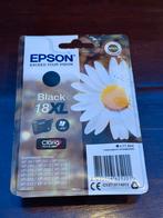 Epson 18XL zwart inkt cartridge patroon NIEUW, Ophalen of Verzenden, Nieuw, Cartridge, Epson origineel