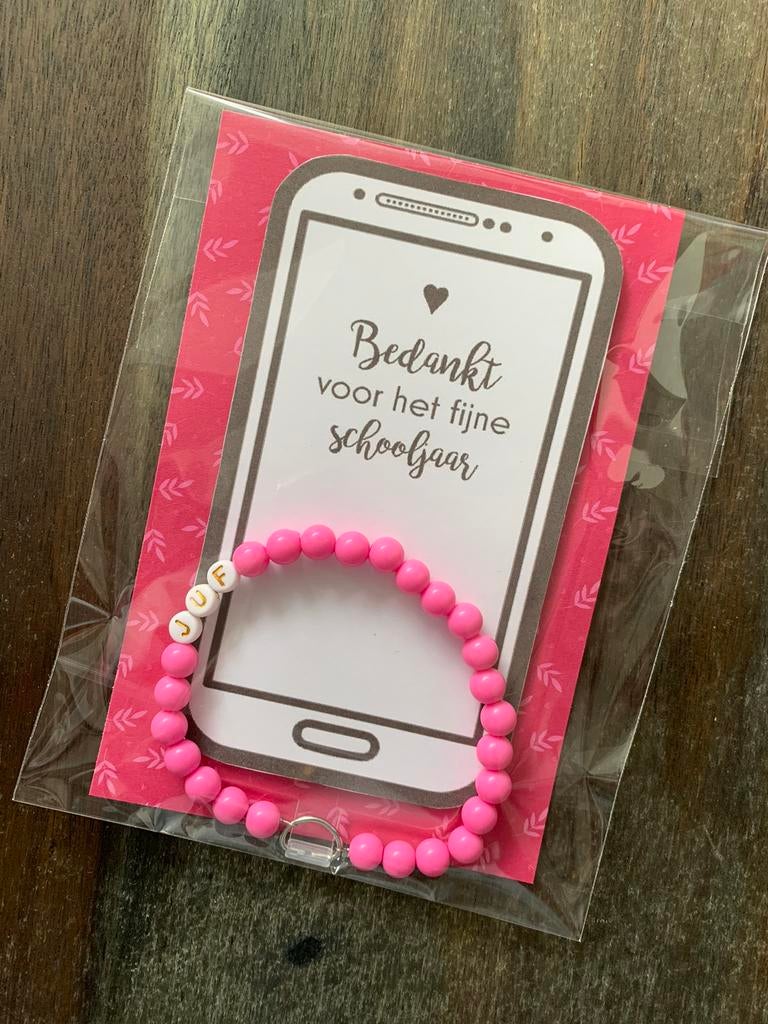 Bedankje voor de juf: telefoonkoord, Ophalen of Verzenden, Nieuw