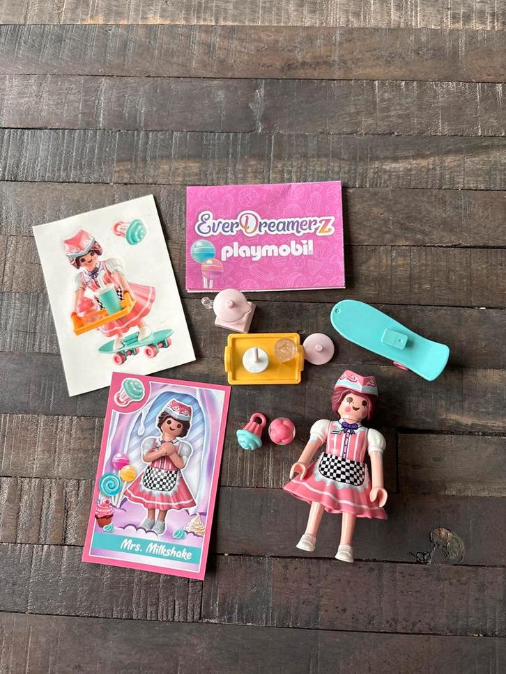 Playmobil EverDreamerZ Mrs. Milkshake met accessoires, Kinderen en Baby's, Speelgoed | Playmobil, Zo goed als nieuw, Los playmobil