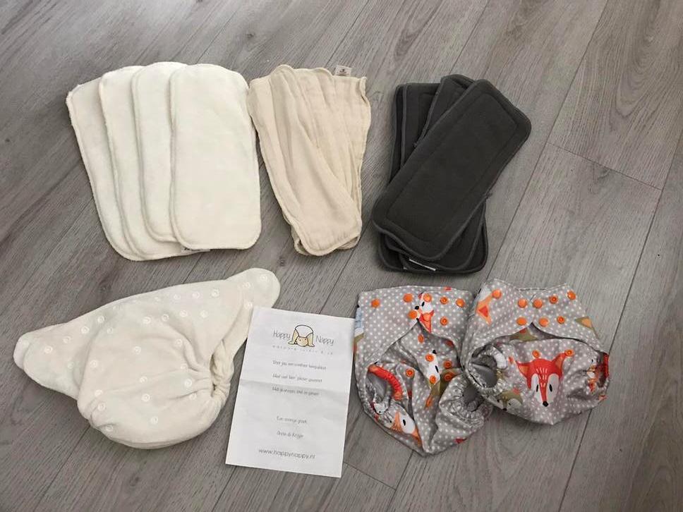 Nieuw wasbare luiers, Ophalen of Verzenden, Nieuw, Happynappy, Jongetje of Meisje
