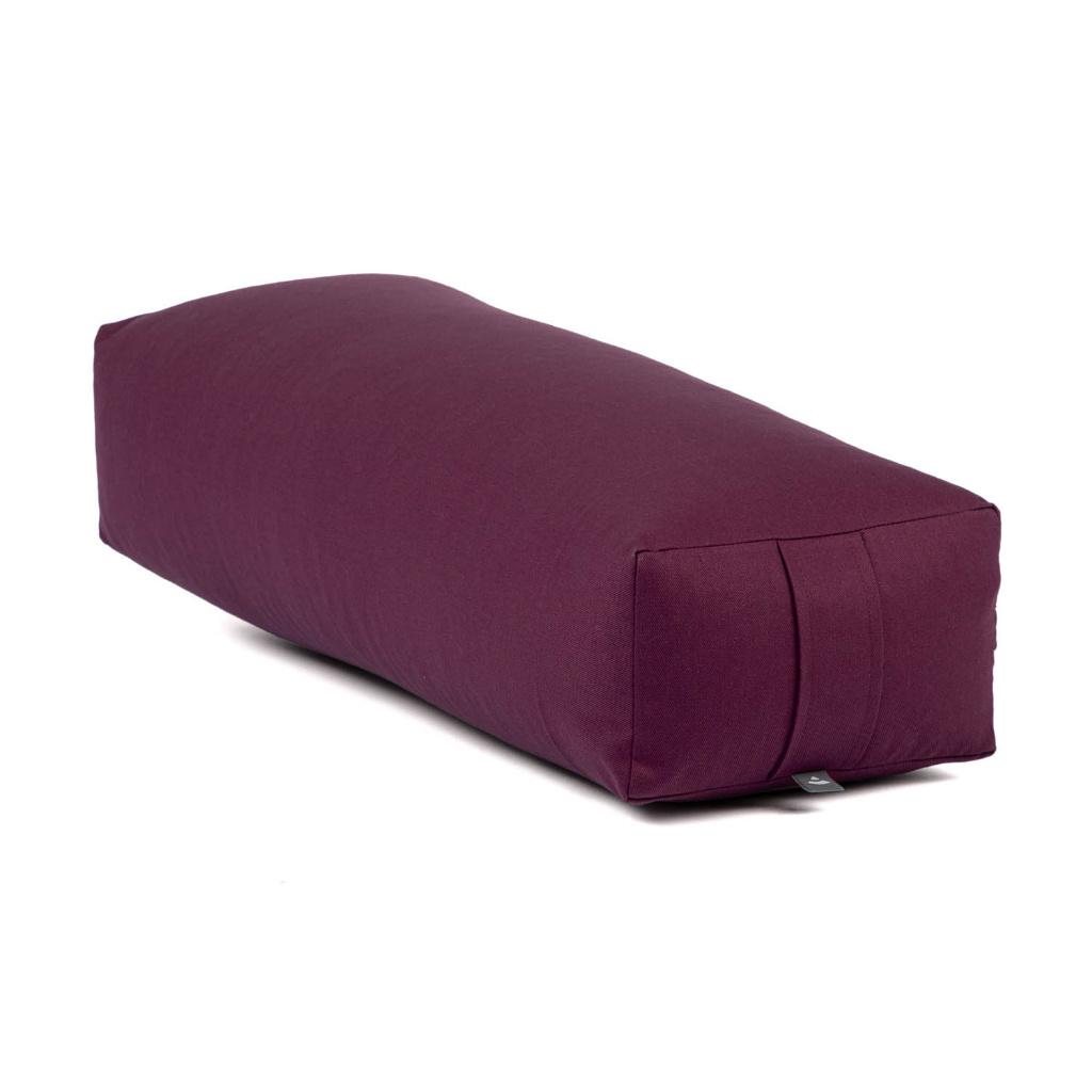 NIEUW - Bodhi Yoga Bolster ECO rechthoekig - Paars, Sport en Fitness, Yoga en Pilates, Ophalen of Verzenden, Nieuw, Yoga-accessoire
