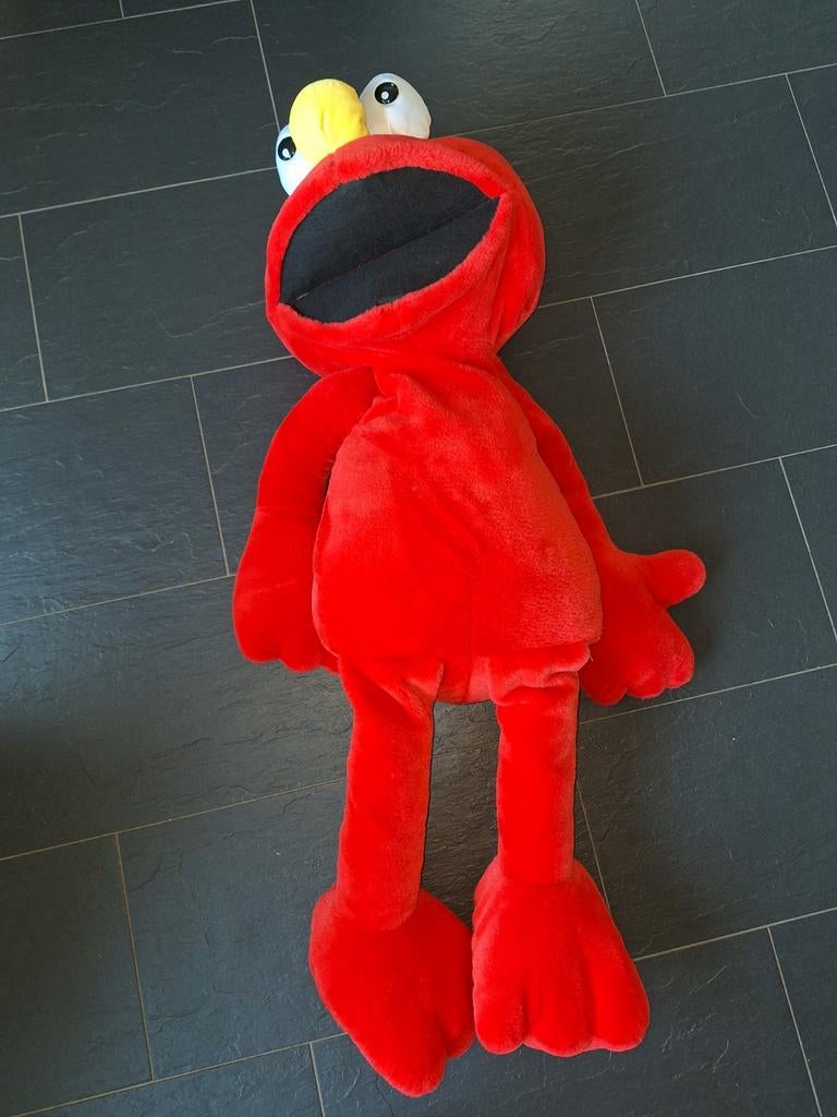 Mega Grote Elmo Knuffel - Sesamstraat, Ophalen of Verzenden, Zo goed als nieuw, Overige typen