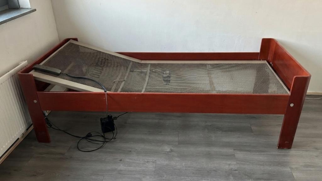 Auping Auronde 1 persoons ledikant + electrische spiraal, Ophalen, 90 cm, Eenpersoons, 200 cm