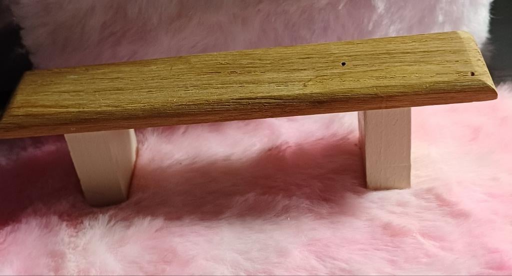 Poppenhuis tuinbankje, Ophalen of Verzenden, Poppenhuis