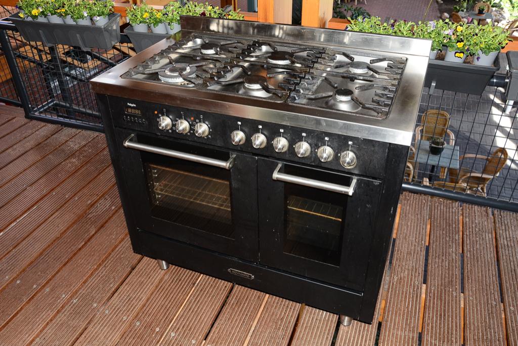 Gasfornuis Pelgrim SIST1920 Novecento 6 pits, Ophalen, Gebruikt