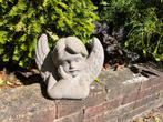 Mooi en romantisch engelhoofd van beton, Ophalen, Zo goed als nieuw, Beton, Engelenbeeld