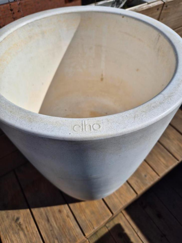 Elho bloempot buiten 22 liter kunststof, Tuin en Terras, Bloempotten, Gebruikt, Kunststof, Minder dan 40 cm, Minder dan 25 cm