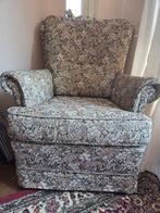 Oma's Stoel Fauteuil - Comfortabele Bloemenprint, Ophalen, Gebruikt, 75 tot 100 cm, 75 tot 100 cm