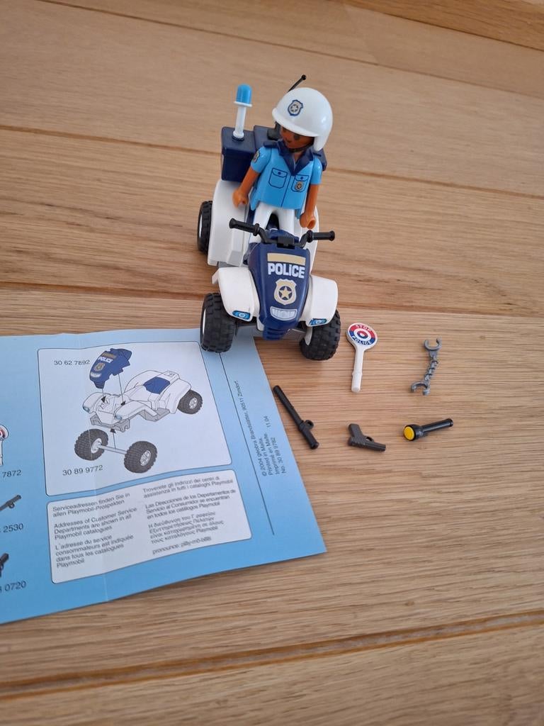 Playmobil Politie op motor/ alleen afhalen /BIEDEN, Ophalen of Verzenden, Zo goed als nieuw, Complete set