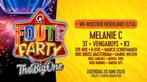 foute qmusic party 4 kaartjes staanplaatsen, Drie personen of meer